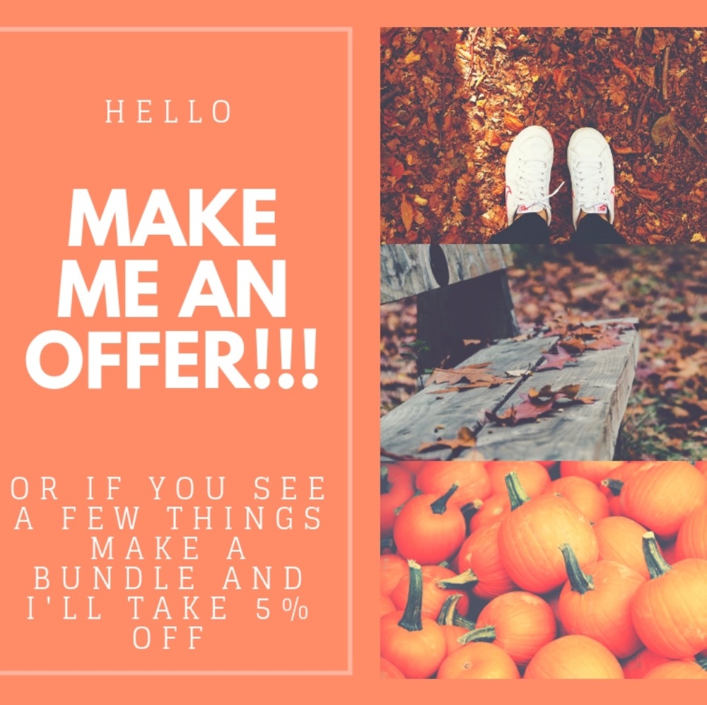 Make me an offer! Bundle items !! 🍁